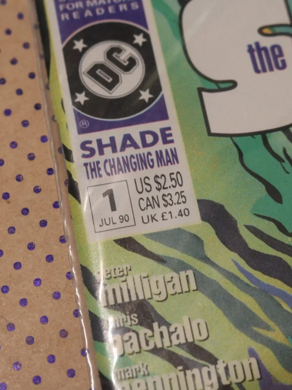 Shade the Changing Man #1 Comic